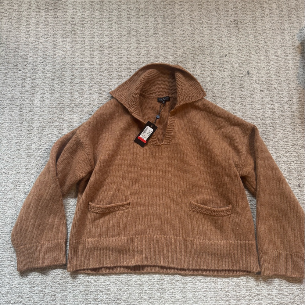 NWT rag & bone V-Neck Tan Sweater